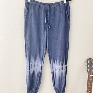 Cloth & Stone | Blue & White Tye Dye Jogger